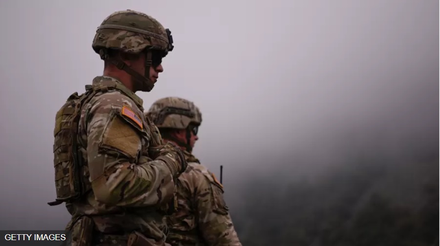 Nato soldiers in Serbia