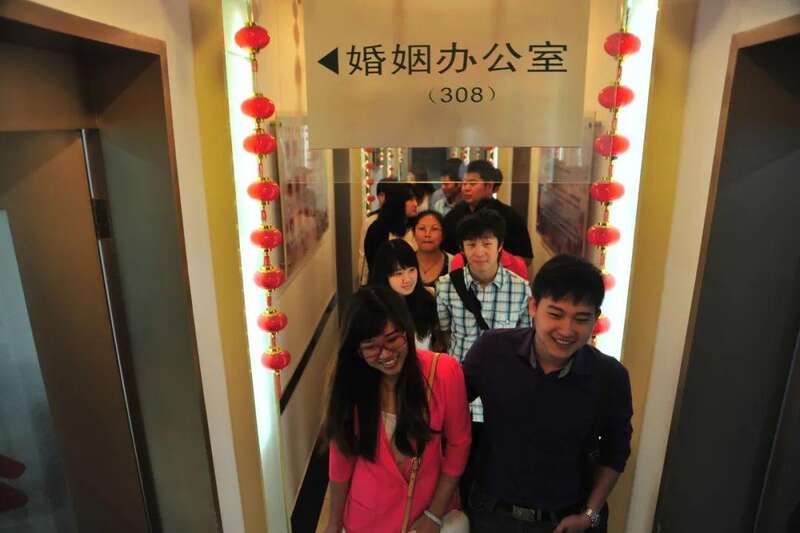 中国结婚登记